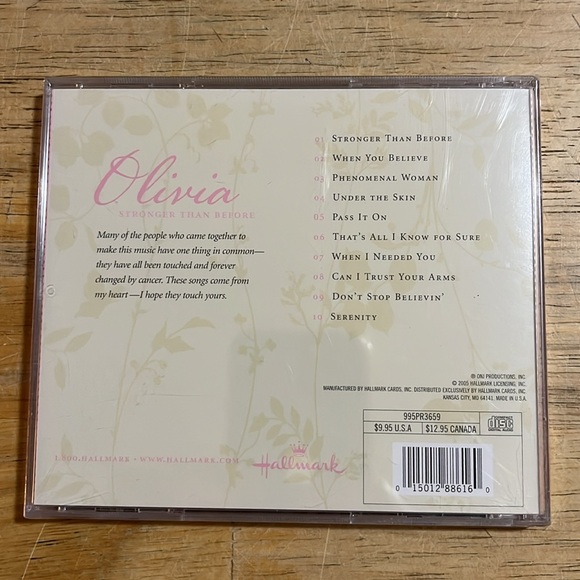 Olivia Newton John Stronger Than Before CD Sealed - Picture 2 of 2